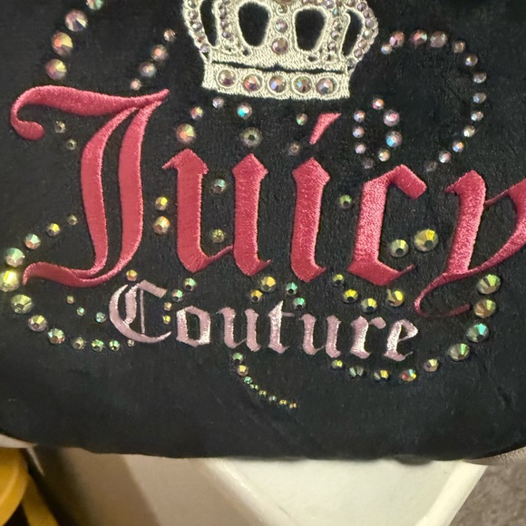 New Juicy Couture Dreamy Juicy Tote bag with Bows Crown Vintage - Picture 6 of 7